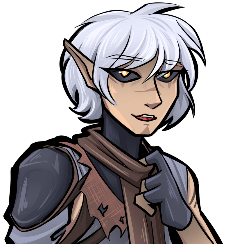 Madris Played by Lea Kalashtar, Knowledge Cleric Know-it-all, plagued by visions