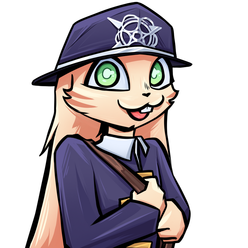 Pochi Played by Bags Harengon, Rogue/Wizard Beaming ray of sunshine, a little too loyal to the empire