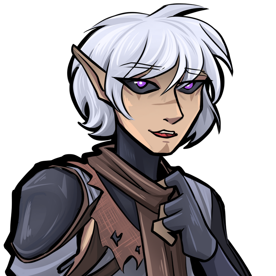 Madris Played by Lea Kalashtar, Knowledge Cleric Know-it-all, plagued by divine visions